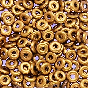 O Bead- Brass Gold